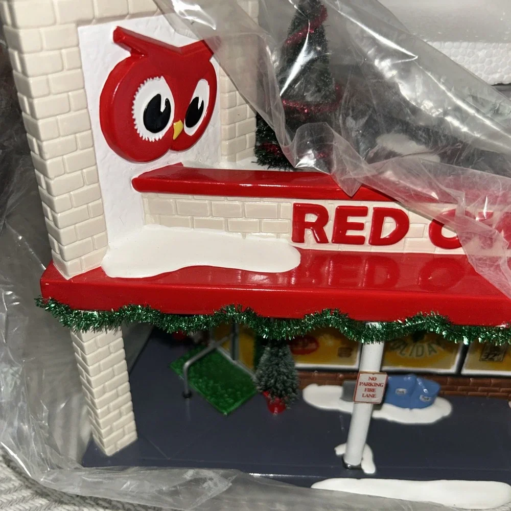 DEPARTMENT 56‎ SNOW VILLAGE RED OWL GROCERY STORE